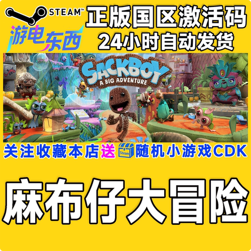 PC端steam麻布仔大冒险激活码