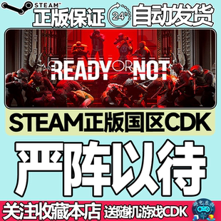 Steam正版 严阵以待 严正 国区激活码cdk Ready or Not 秒发