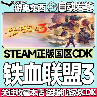 Steam正版 铁血联盟3 国区激活码cdk Jagged Alliance 3