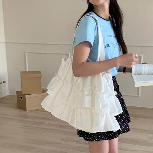 小众设计芭蕾风高级感单肩腋下包