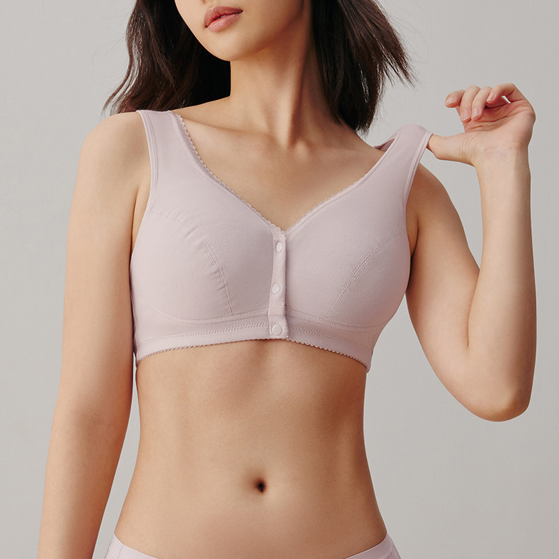 三枪文胸无钢圈背心妈妈收副乳女