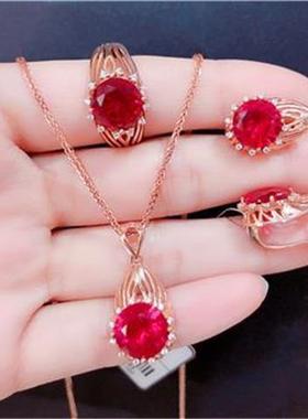 奢华红石气质小众设计气质高级感