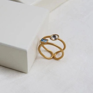 joidart戒指西班牙巴塞罗那巴特罗之家小红薯银高迪戒指定制款