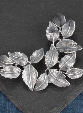 金枝玉叶双环吊坠复古做旧民族风