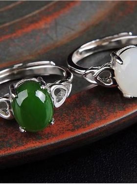 小众设计气质百搭爱心镶嵌戒指新