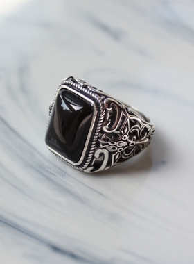 S925纯银原创设计复古个性时尚百