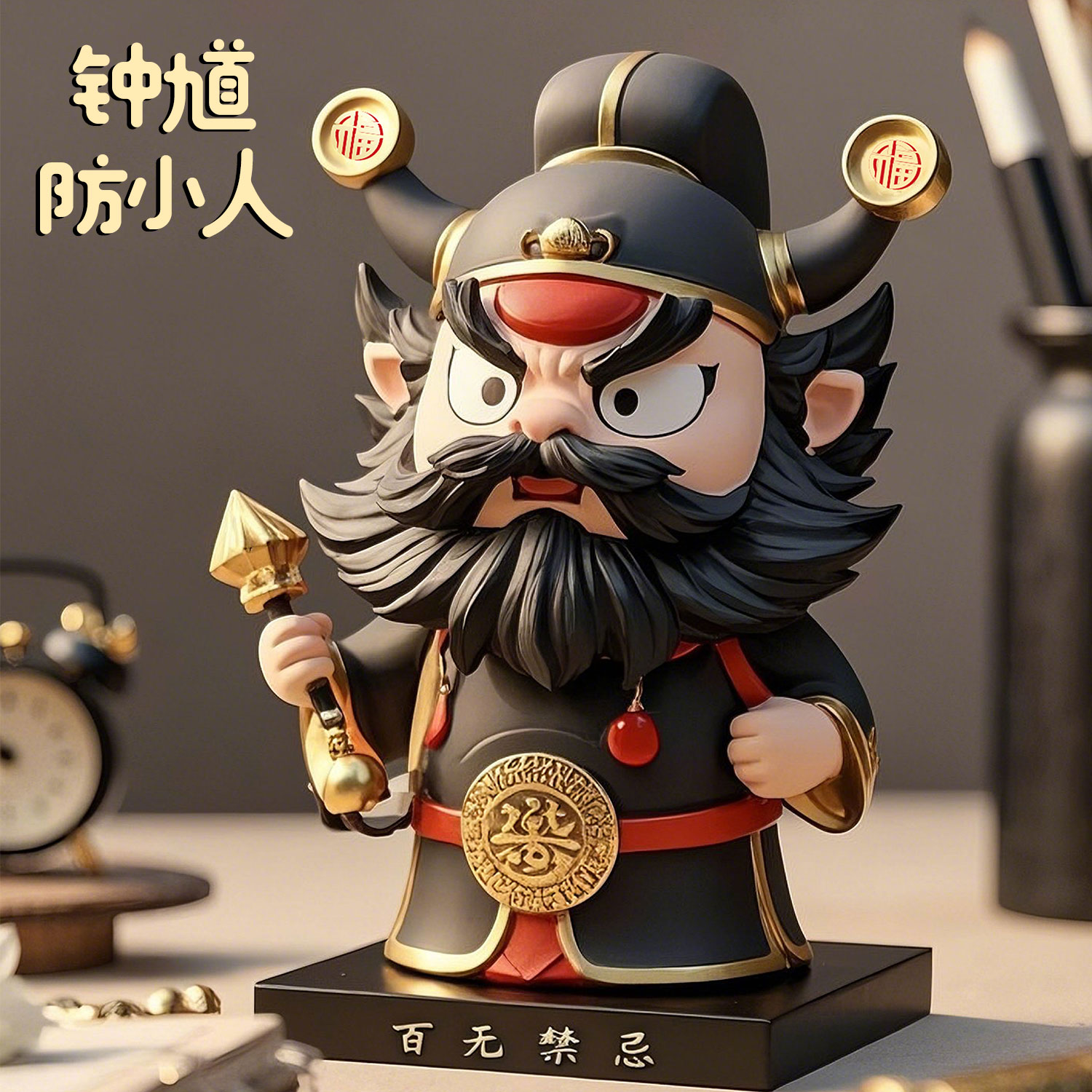 【钟馗防小人】送朋友佑平安礼物