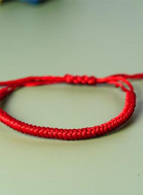 金刚结红绳手炼情侣饰品