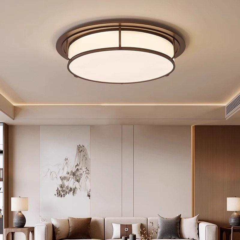 中古风卧室吸顶灯现代简约创意个性书房灯北欧轻奢餐厅灯阳台灯具