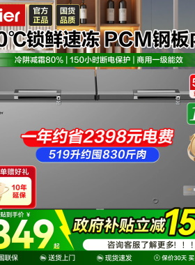 海尔商用大容量超低温速冻冷柜