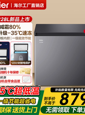 海尔一级无霜小型冷藏冷冻冰柜