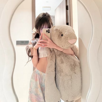 邦尼毛绒玩具兔子女孩超大号美国兔玩偶公仔娃娃女生可爱床上礼物
