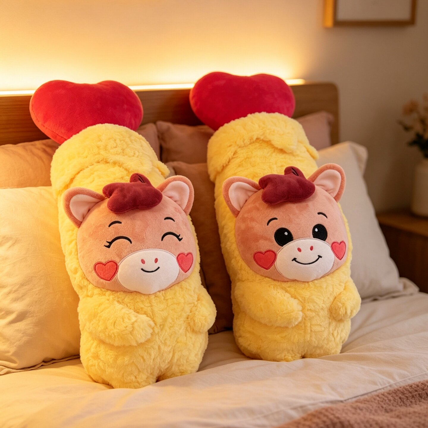 马上一对可爱卡通星星人玩偶抱枕情侣款沙发靠枕压床娃娃礼物女友