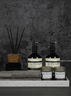 北欧样板房间卫浴洗手台摆件道具