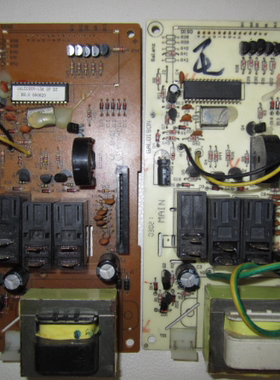 三个大继电器，原装拆机格兰仕G80W23CSP-Z微波炉电脑板GAL0231N