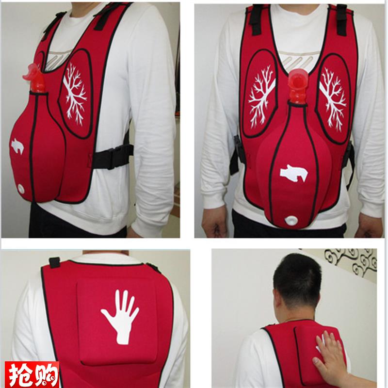 海姆立克急救马甲气道梗塞训练器C气管堵塞成人儿童窒息抢救背心