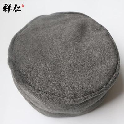 特价祥仁僧服僧帽出家人和尚尼姑帽冬季加绒僧人保暖帽子圆顶佛帽