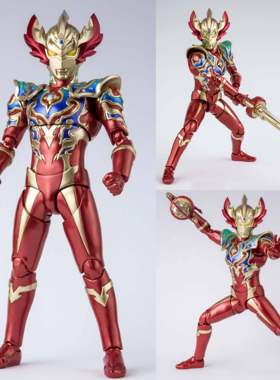 泰迦奥特玩具手办SHF魂限定彩虹三重斯特利姆超可动迪迦赛罗act曼