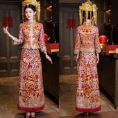 秀禾 出租 结婚接亲迎亲褂皇褂后秀禾女租赁龙凤褂情侣款