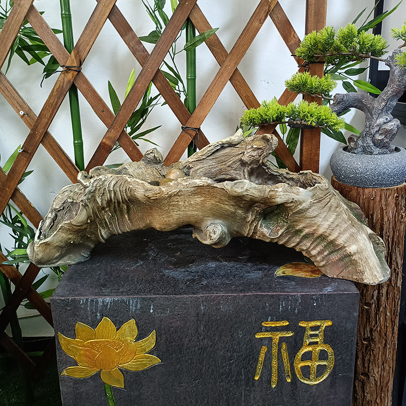 枯木树根微景观造景插花多肉花盆