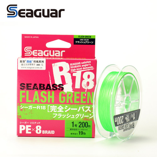 seaguar西格r18路亚足PE线顺滑
