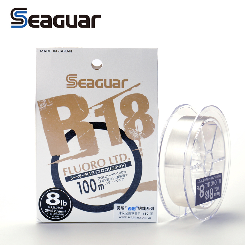 seaguar西格R18银标进口氟碳线矶钓海钓路亚钓鱼线前导线特价包邮