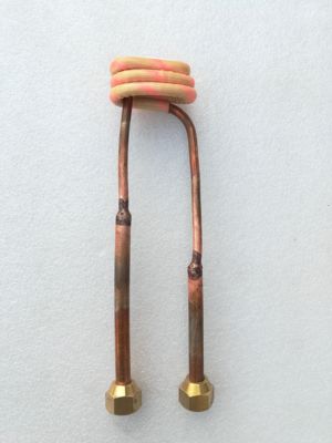 水钻头感应线圈高频焊机感应加热头水钻钻头焊齿磁铁高频感应线圈