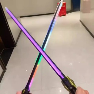 同款火花剑中剑火旋激光剑喷雾炫酷刀刃男孩玩具宝剑新年礼物