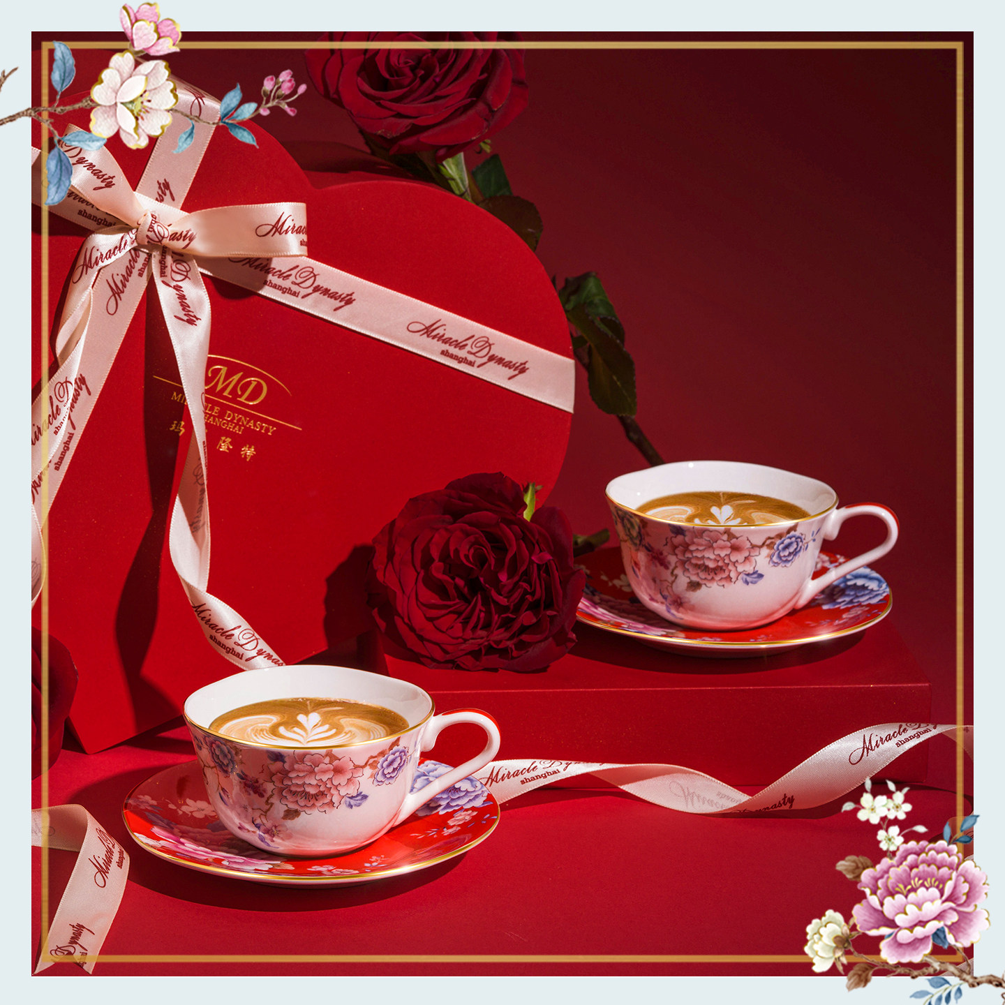 玛戈隆特浓缩咖啡杯结婚送礼骨瓷茶具杯碟套装家用下午茶茶杯高级,餐饮具,咖啡杯,淘宝优惠券,粉丝福利购,淘宝优惠卷