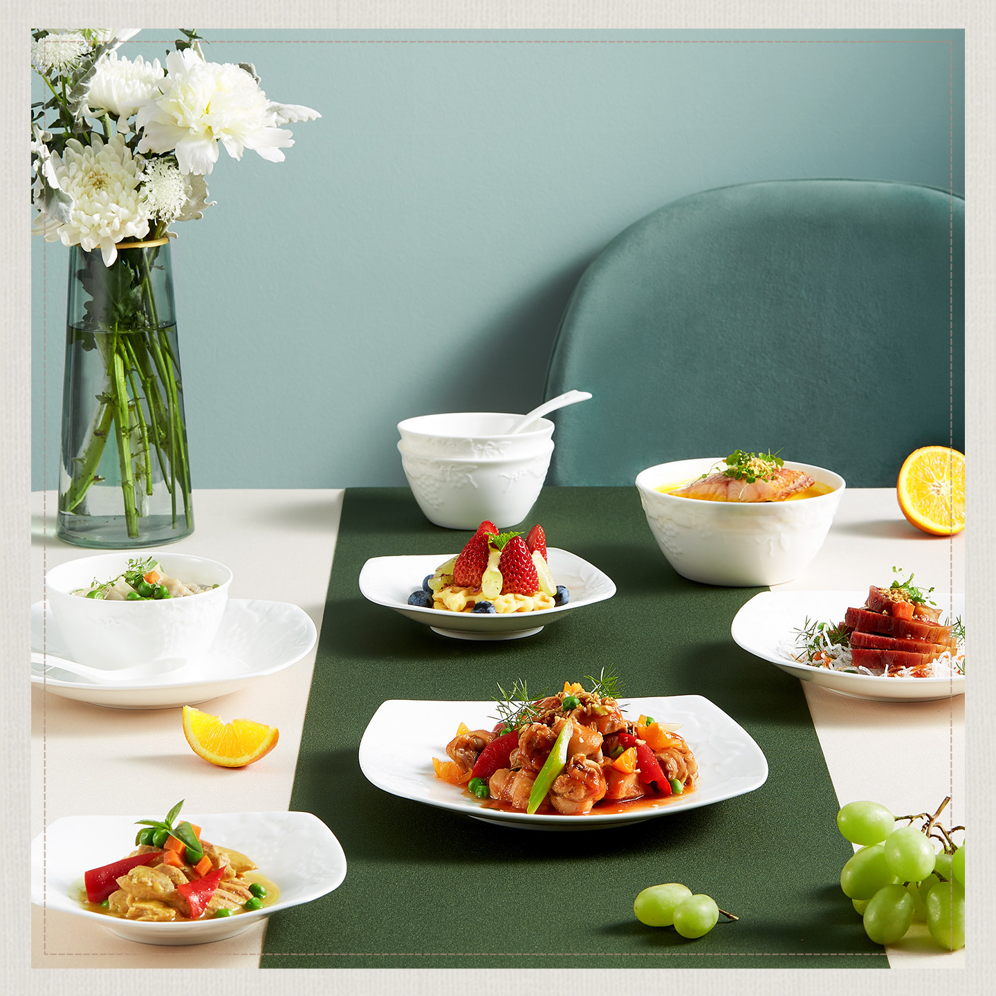 玛戈隆特玉兰本色平盘