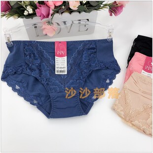 配套文胸OW8460专柜正品 奥丽侬内裤 O女K3460女性感蕾丝健康内裤