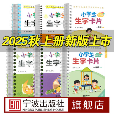 现货2025新版生字卡片宁波出版社