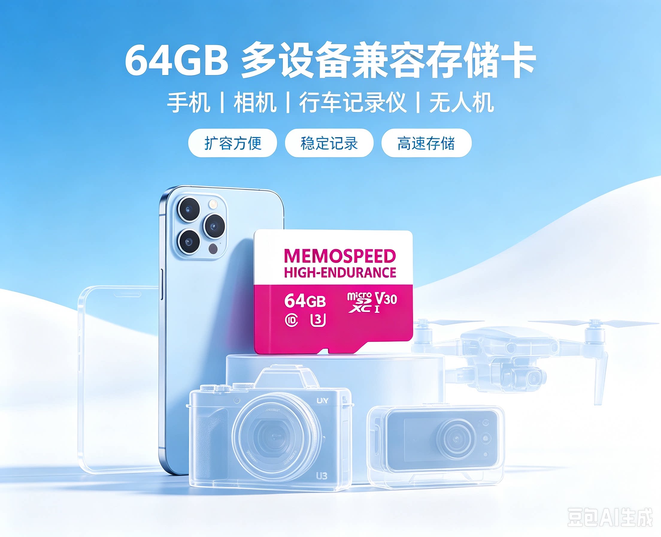 内存卡大容量专用内存卡 64G/128G大容量储存卡(5年质保)