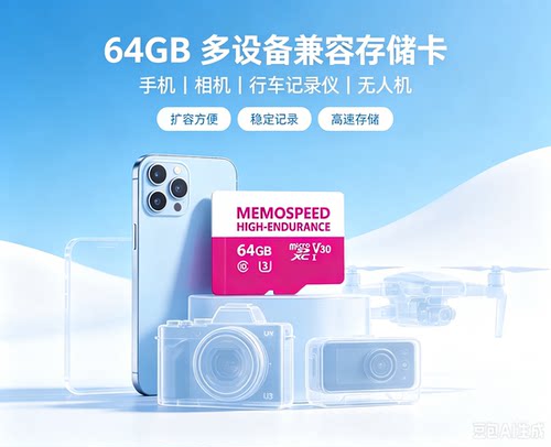 内存卡大容量专用内存卡 64G/128G大容量储存卡(5年质保)