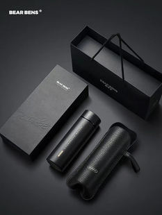 bearbens智能保温杯高档男士女316不锈钢水杯定制刻字泡茶杯子