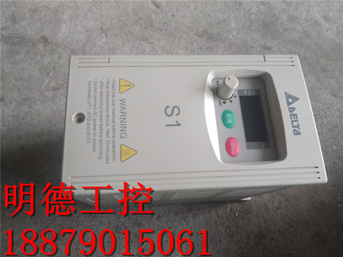 台达变频器 S1 VFD004S43A 0.4KW 380V成色新质量保证-封面