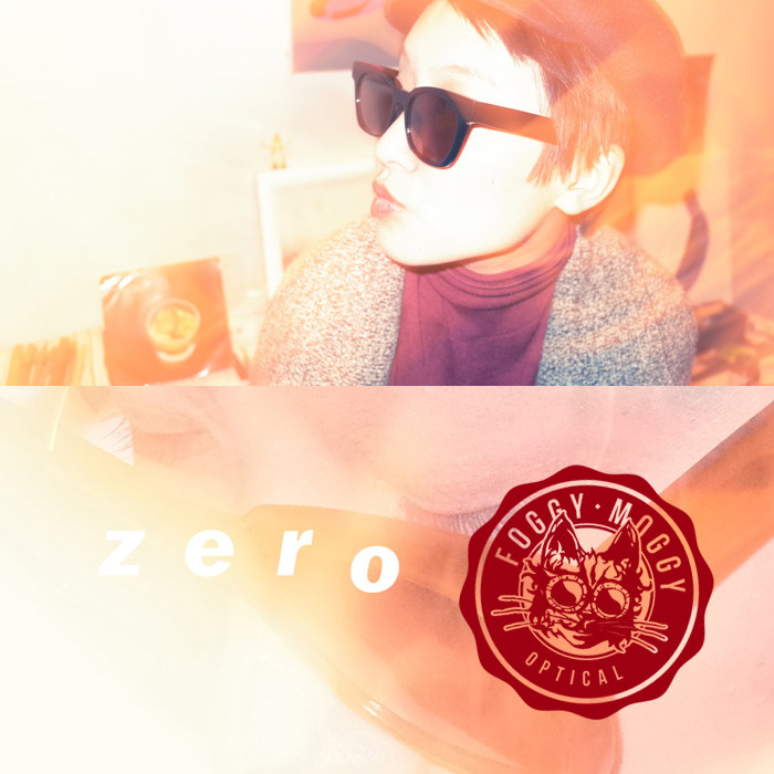 FOGGY MOGGY - zero 大方框黑色果冻半透明复古遮脸太阳墨镜眼镜