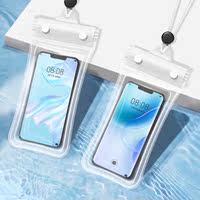 A waterproof phone case with touch screen, specially designed for swimming and taking photos, and a transparent waterproof phone case for snorkeling and rafting at the seaside thumbnail 4