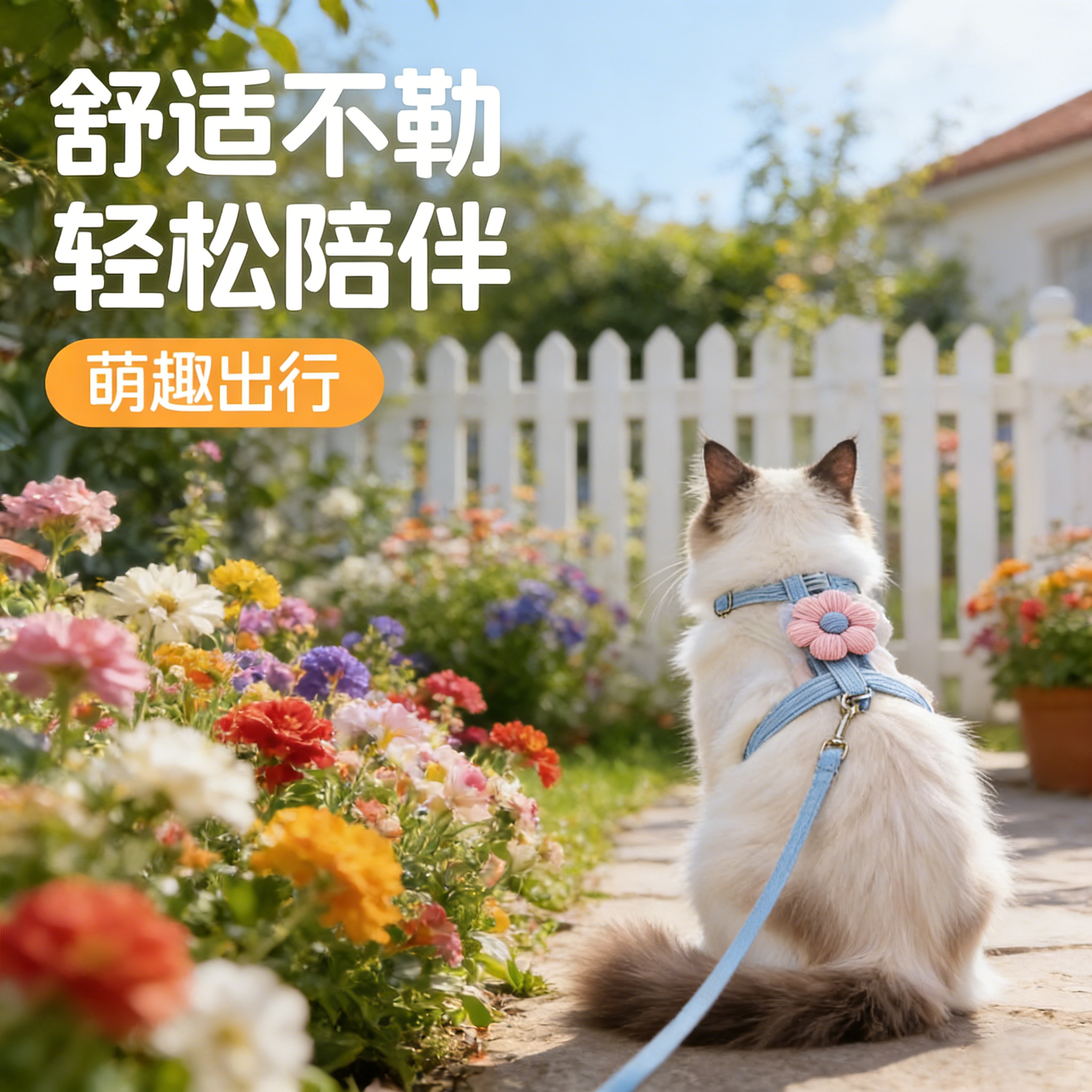 猫咪牵引绳防挣脱外出专用胸背带背心式兔子遛猫链狗狗鸭子牵引绳,宠物/宠物食品及用品,猫牵引绳,淘宝优惠券,粉丝福利购,淘宝优惠卷