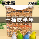 鸚鵡鳥糧飼料虎皮玄鳳牡丹鳥食帶殼黃谷子五色黍子小米混合專用糧