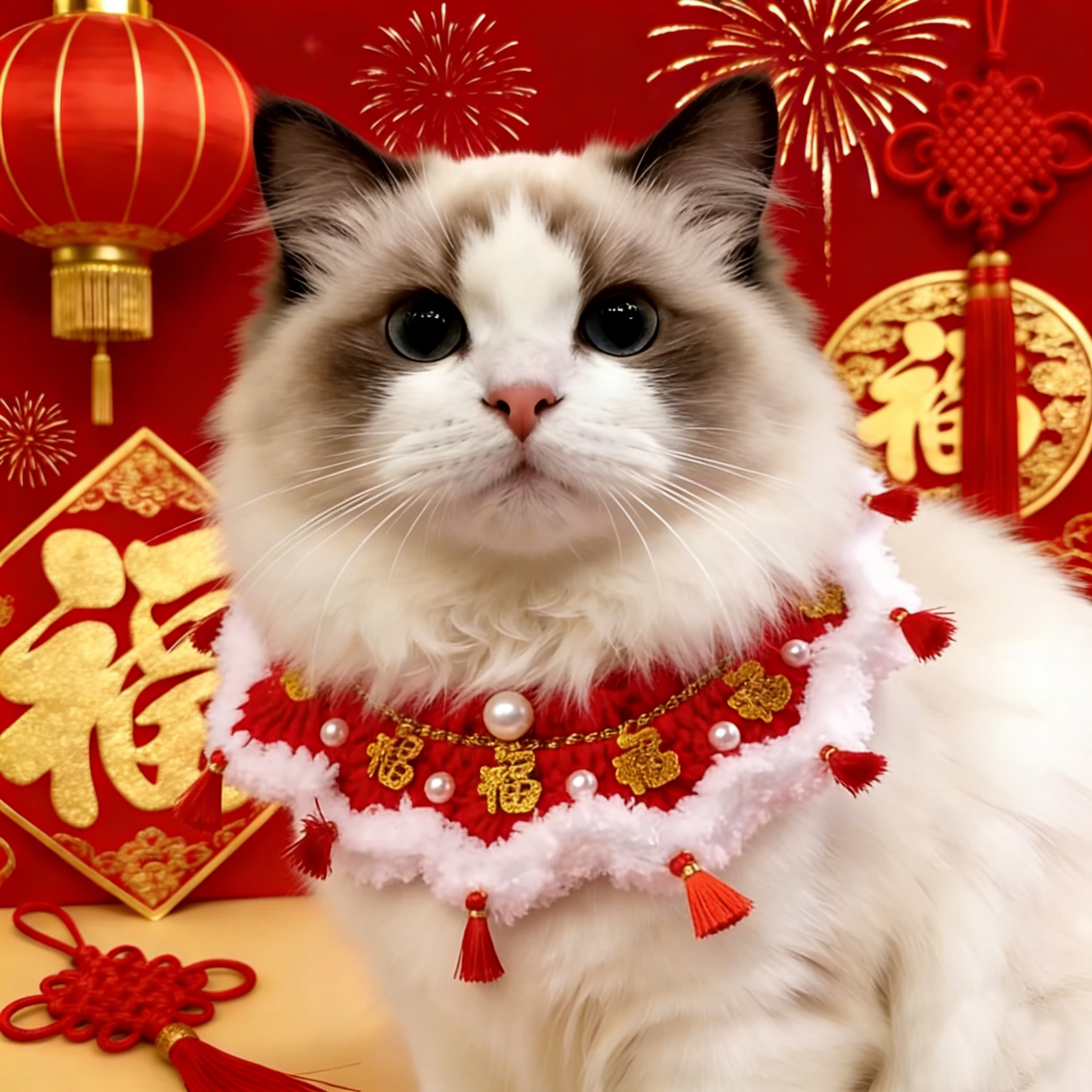 新年猫咪围脖口水巾宠物围巾小配饰猫咪围兜狗狗围脖过年装扮新款,宠物/宠物食品及用品,围巾/口水巾,淘宝优惠券,粉丝福利购,淘宝优惠卷