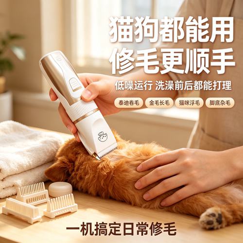 宠物剃毛器狗狗电推剪猫咪专用剃狗毛剃脚毛电推子推毛器剪毛神器