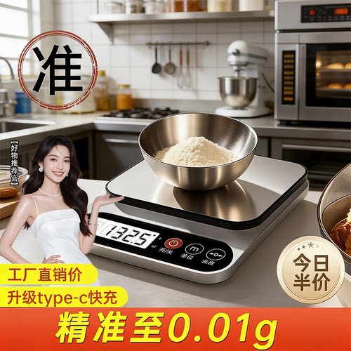 厨房电子秤0.1克重精准