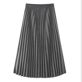 高级垂坠感百褶裙2025秋冬新款 半身裙 高腰显瘦气质百搭高腰中长款