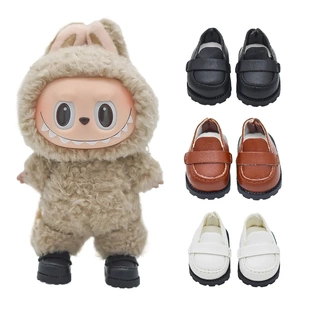 Labubu拉布布皮鞋 8分BJD娃鞋 10CM棉花娃娃  玲娜贝儿挂件娃衣