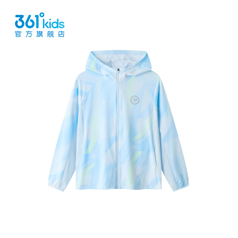 361°童装男女童连帽针织薄外套2026年夏季新款通码外套
