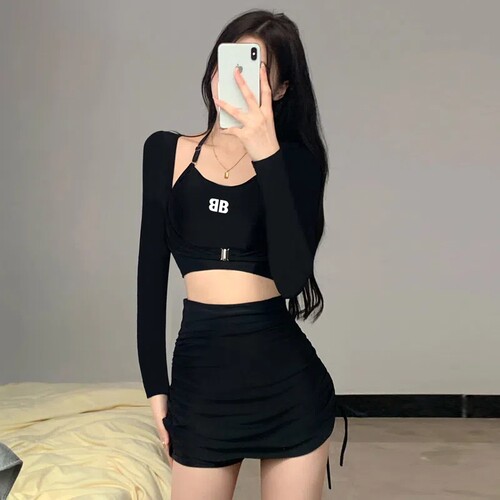 仙女范泳装百雅泳衣女