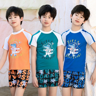 批发 儿童泳衣男童分体中大童宝宝防晒男孩游泳衣泳裤 清仓特价