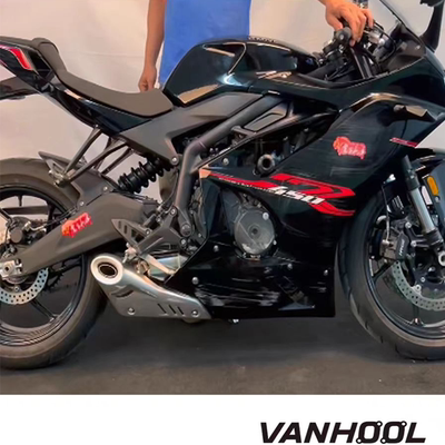 VANHOOL万虎排气管 适用于凯越450rr原厂外观可调阀门全段