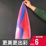 Танцевальный шелковый шарф платок платчик цветок шелковый шарф jiazhou Yangge пряжа Scarf Dance Red Performance Square Props